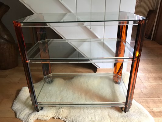 Vintage Glass Trolley, 1970s-XHV-832867