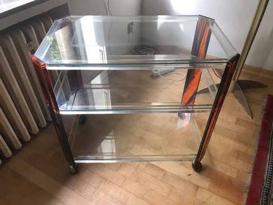 Vintage Glass Trolley, 1970s-XHV-832867