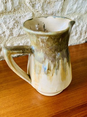 Vintage Glazed Ceramic Pitcher by Jeb, 40s-OJT-2040461