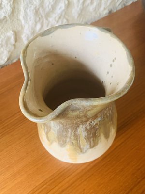 Vintage Glazed Ceramic Pitcher by Jeb, 40s-OJT-2040461