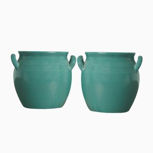 Vintage Glazeds Pot by Höganäs Keramik, Set of 2-UMB-1368442