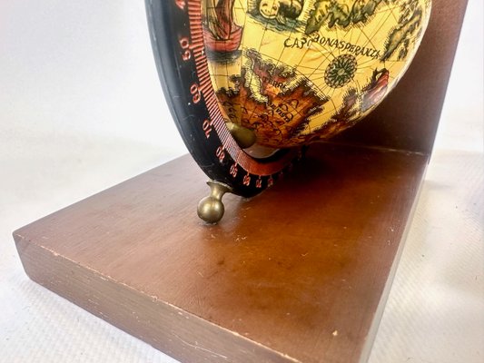 Vintage Globe Bookends, 1960s, Set of 2-ZCY-2038029