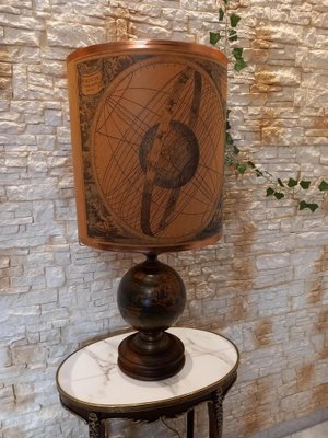 Vintage Globe Table Lamp-WMZ-1767517