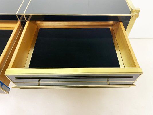 Vintage Gold Desk / Console, 1970s-WIM-1231307