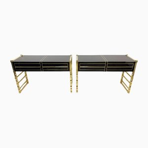 Vintage Gold Desk / Console, 1970s-WIM-1231307