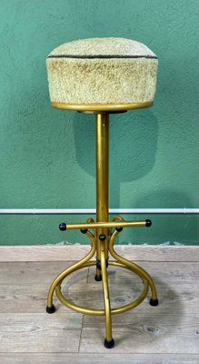 Vintage Gold &Green Bar Stool-ROJ-1317658