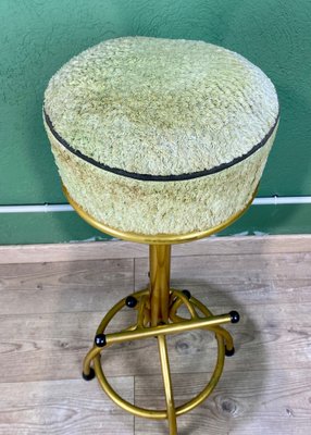 Vintage Gold &Green Bar Stool-ROJ-1317658