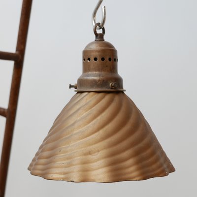 Vintage Gold Mercury Shade Pendant Lamp by X-Ray-JRP-873402