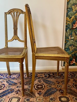 Vintage Golden Chairs, Set of 2-TEB-1801051