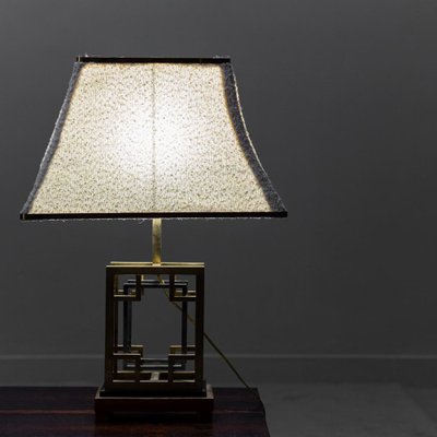 Vintage Golden Metal Lamp, 1970s-ZLY-1320691