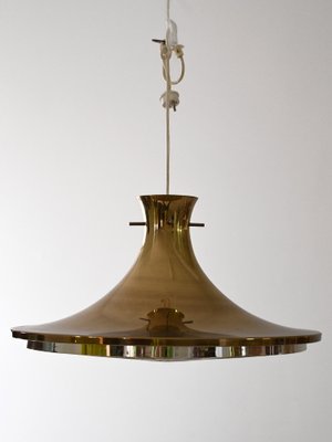 Vintage Golden Pendant Lamp, 1960s-QWP-2042866