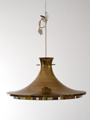 Vintage Golden Pendant Lamp, 1960s-QWP-2042866