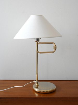 Vintage Golden Table Lamp, 1970s-QWP-2035547