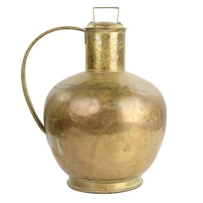 Vintage Golden Vase in Brass-NQ-1790102