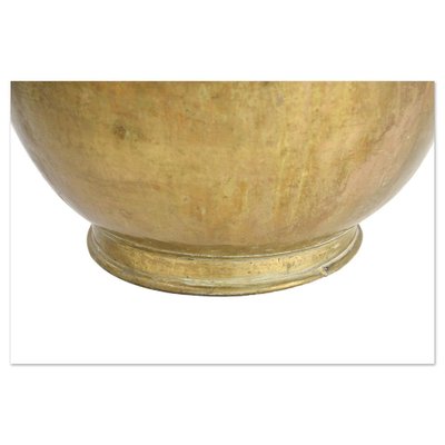 Vintage Golden Vase in Brass-NQ-1790102