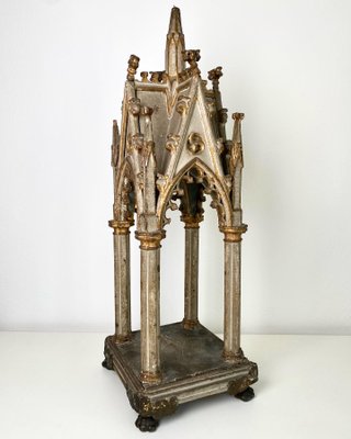 Vintage Gothic Church Architectural Model-KKG-1349683