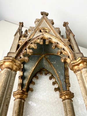 Vintage Gothic Church Architectural Model-KKG-1349683