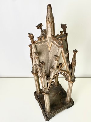 Vintage Gothic Church Architectural Model-KKG-1349683