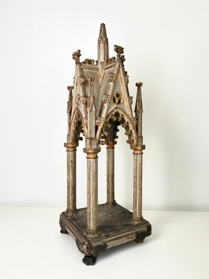 Vintage Gothic Church Architectural Model-KKG-1349683