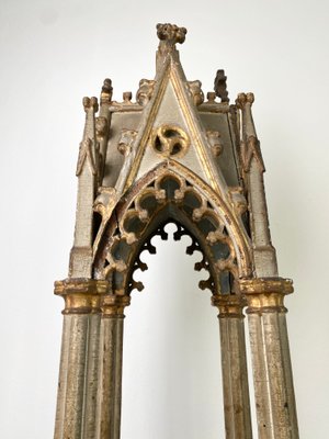 Vintage Gothic Church Architectural Model-KKG-1349683