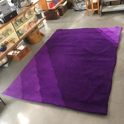 Vintage Gradient Purple Rug, Italy-BVG-864347