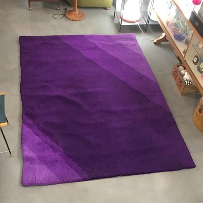 Vintage Gradient Purple Rug, Italy-BVG-864347