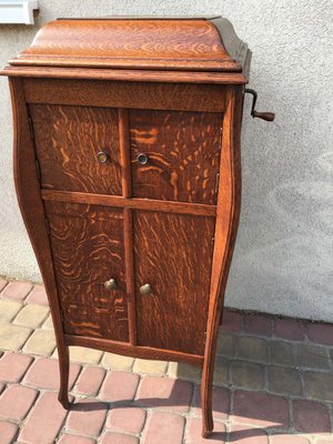 Vintage Gramophone in a Cabinet by Jupiter Mark Bevete, 1920s-WQQ-620014