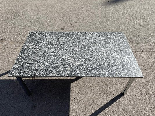 Vintage Granite & Chrome Coffee Table, 1980s-MXB-1240024