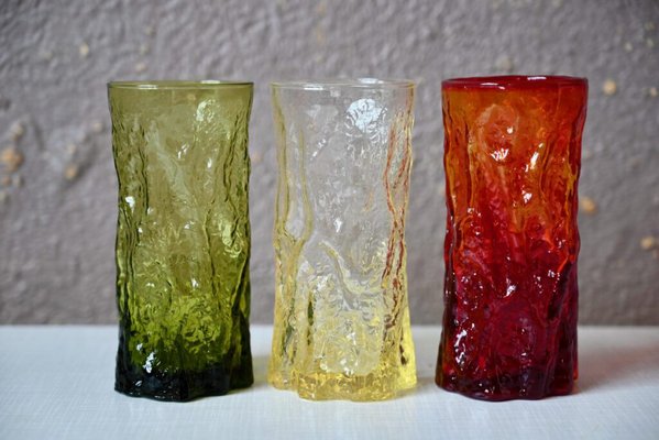 Vintage Granite Cocktail Glasses, 1960s, Set of 3-AIU-1769071