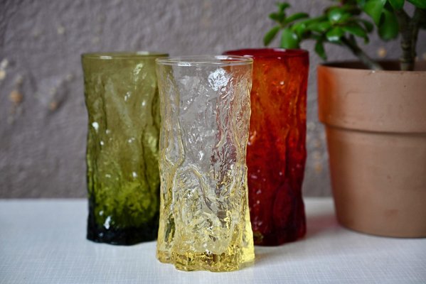 Vintage Granite Cocktail Glasses, 1960s, Set of 3-AIU-1769071