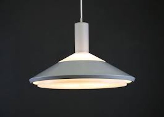 Vintage Gray Pendant Lamp from Louis Poulsen, 1970s-LCR-2042138