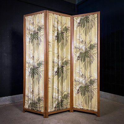 Vintage Green Botanical Room Divider-IA-1412598