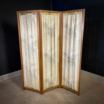 Vintage Green Botanical Room Divider-IA-1412598