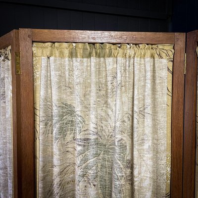 Vintage Green Botanical Room Divider-IA-1412598