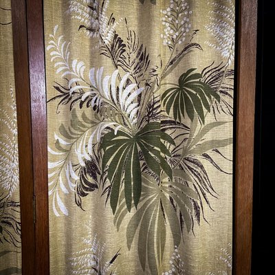 Vintage Green Botanical Room Divider-IA-1412598