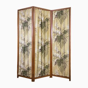 Vintage Green Botanical Room Divider-IA-1412598