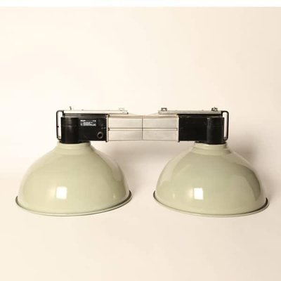 Vintage Green Double Lamp from Philips-JC-710063