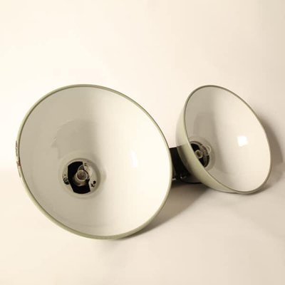 Vintage Green Double Lamp from Philips-JC-710063