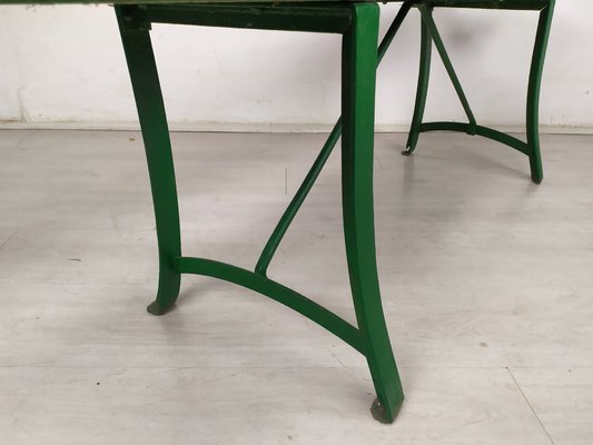 Vintage Green Garden Bench-EAD-1246684