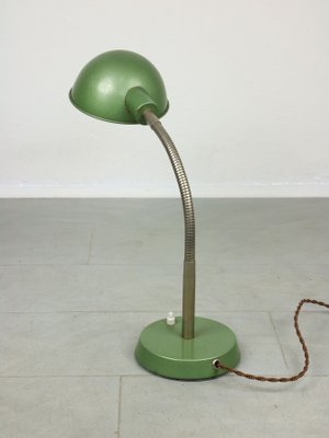 Vintage Green Gooseneck Table Lamp-HGJ-1299521