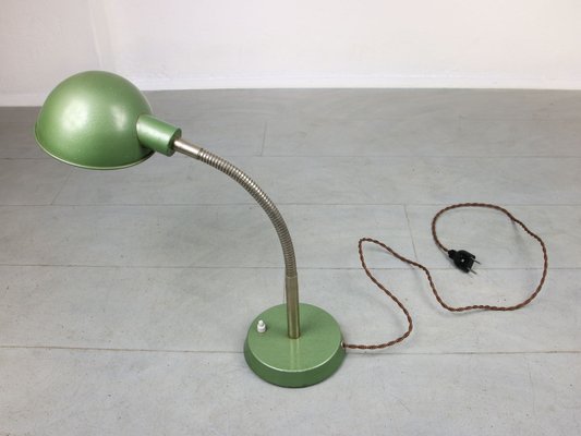 Vintage Green Gooseneck Table Lamp-HGJ-1299521