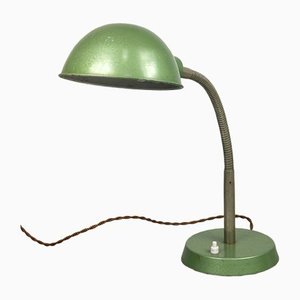 Vintage Green Gooseneck Table Lamp-HGJ-1299521