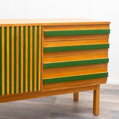 Vintage Green Lacquered Sideboard, 1960s-BIG-2016085