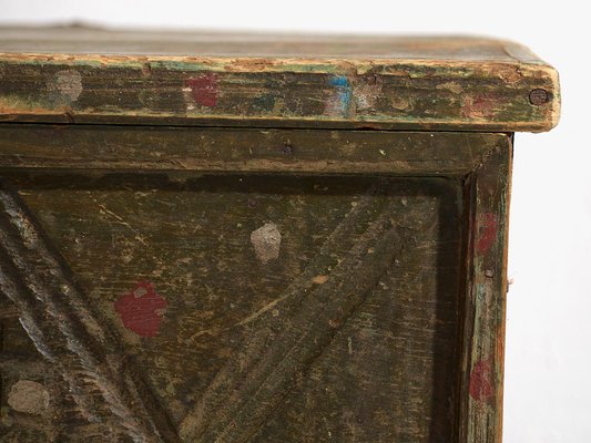 Vintage Green Patina Chest, 1920-ZNJ-2035304