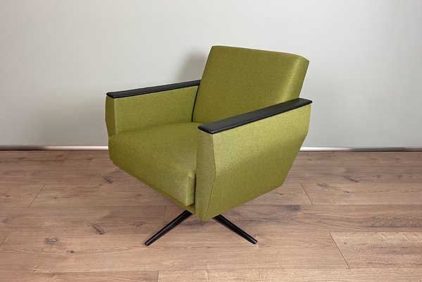 Vintage Green Swivel Lounge Chair, 1960s-HDN-1743057