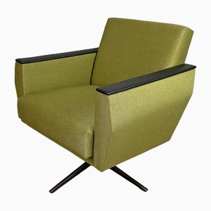 Vintage Green Swivel Lounge Chair, 1960s-HDN-1743057