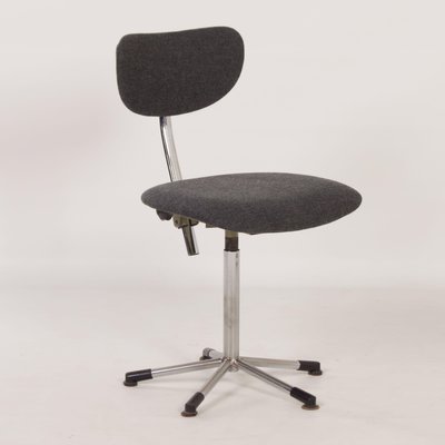 Vintage Grey Desk Chair, 1960s-ZT-1287066