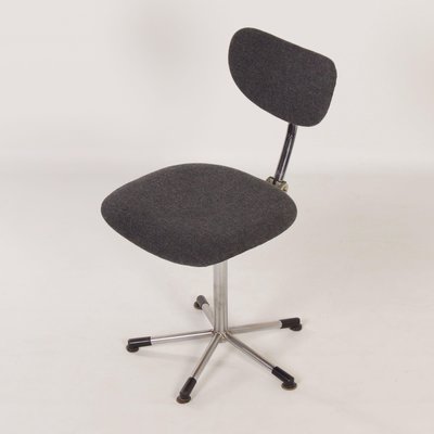 Vintage Grey Desk Chair, 1960s-ZT-1287066