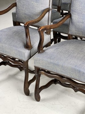 Vintage Grey Dining Chairs, Set of 8-OXF-1776469