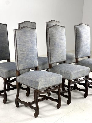 Vintage Grey Dining Chairs, Set of 8-OXF-1776469